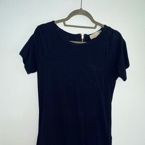 MICHAEL Michael Kors Blue Asymmetrical Fitted Mini Dress